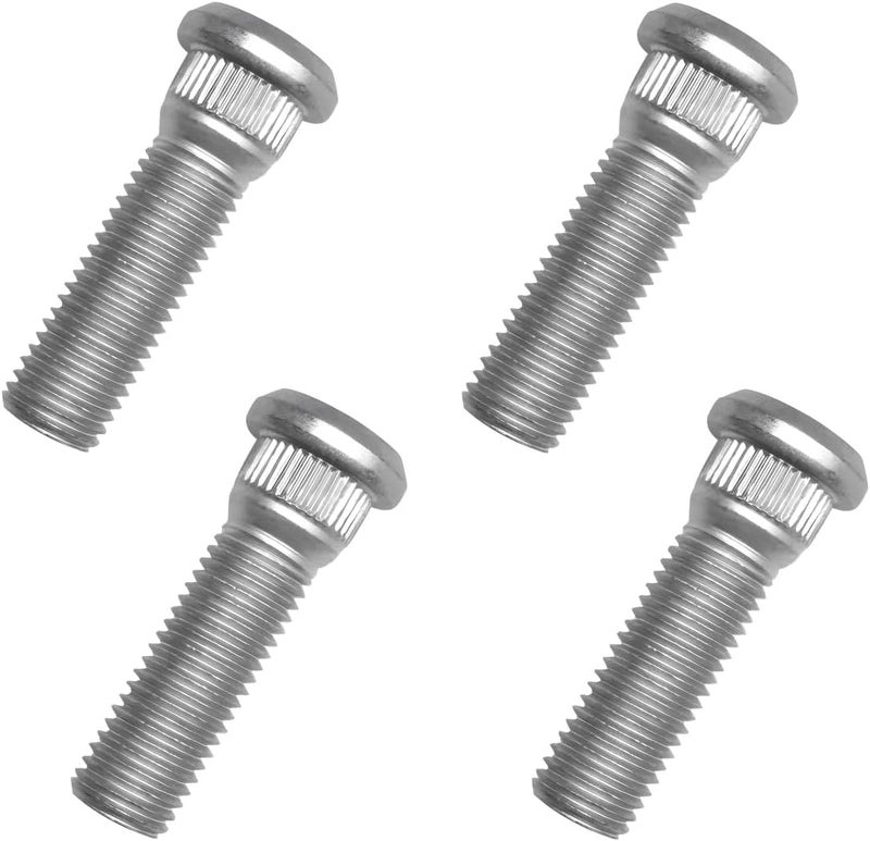 Wevdn 4PCS Car Wheel Studs, M12×1.5 & 49mm Long Extended Steel Wheel Lug Bolts Kit, OEM#90942-02049 Wheel Bolt Replacement for RAV4 iM Matrix Highlander IS350, Car Accessories - Image 1